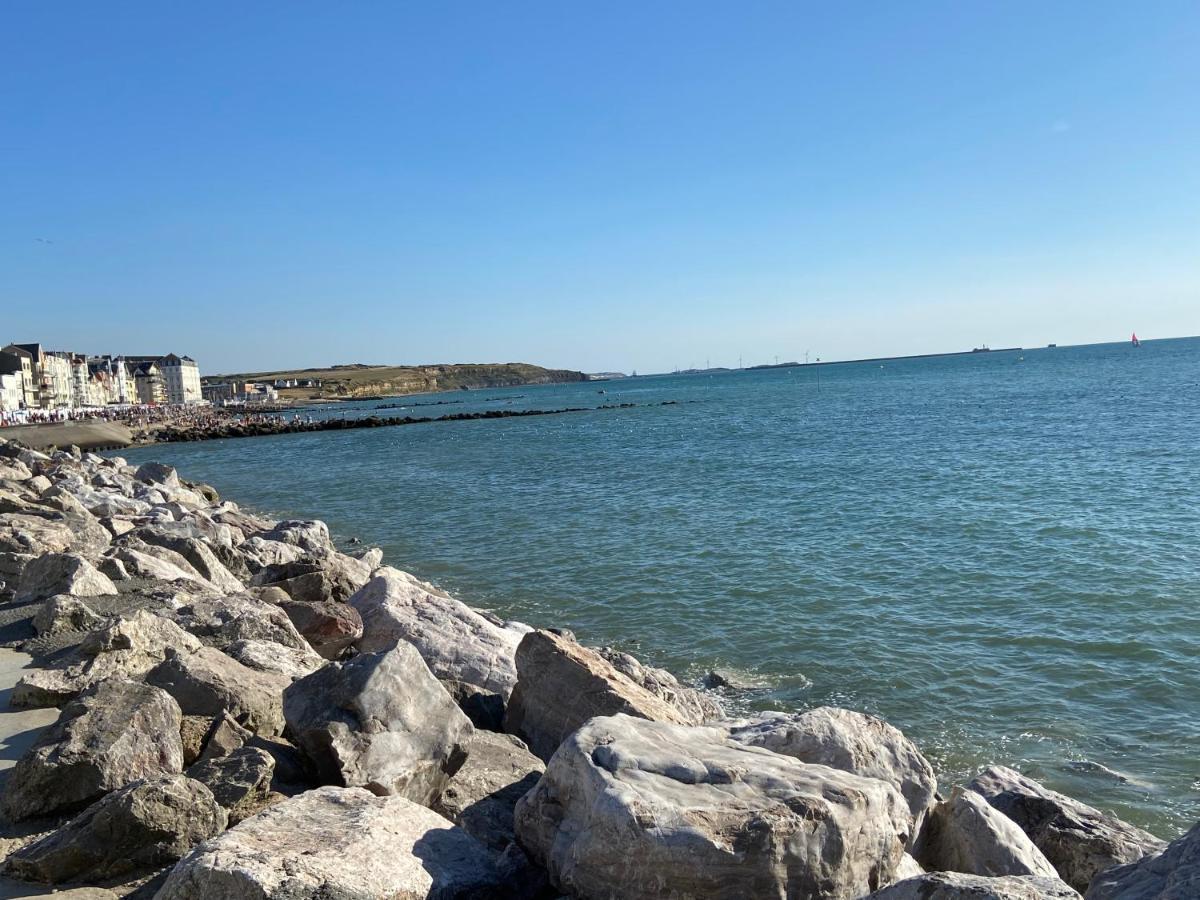 Studio " Escale En Bord De Mer " Wimereux Bagian luar foto